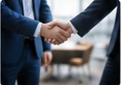 Business handshake