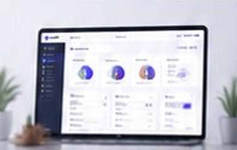 Laptop showing the Rooftr dashboard